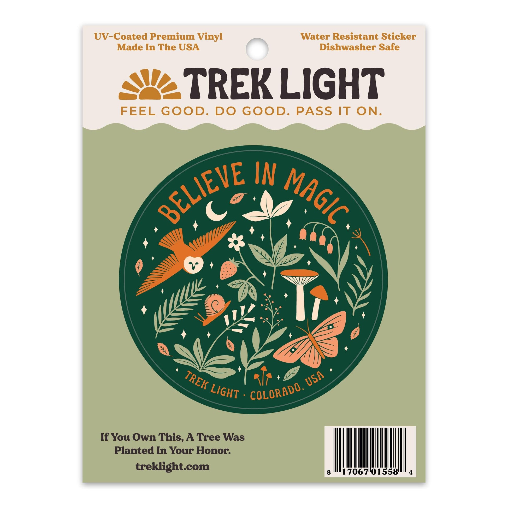 Believe In Magic Sticker - Default Title - Trek Light