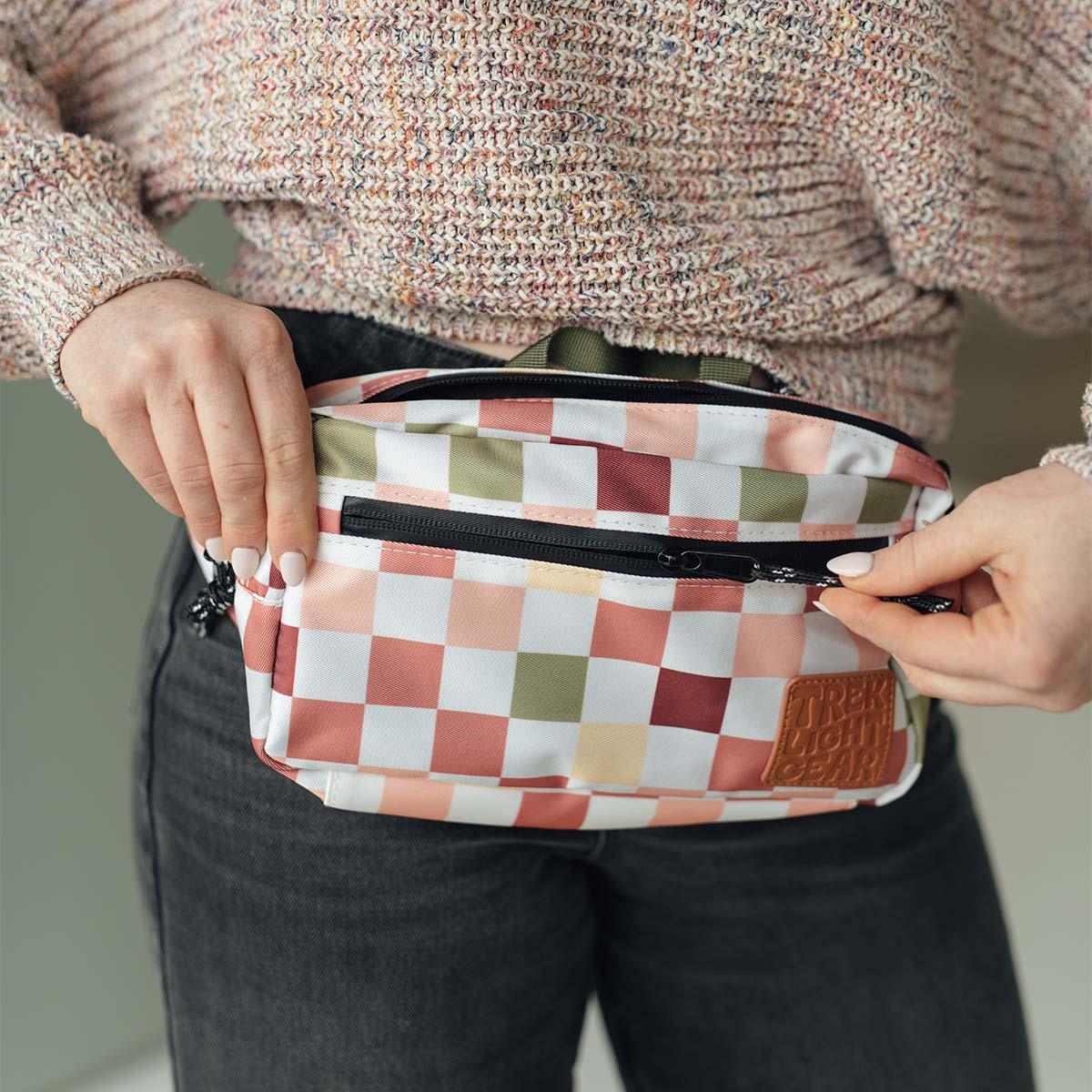 Everyday Fanny Pack (Checkers) - Trek Light