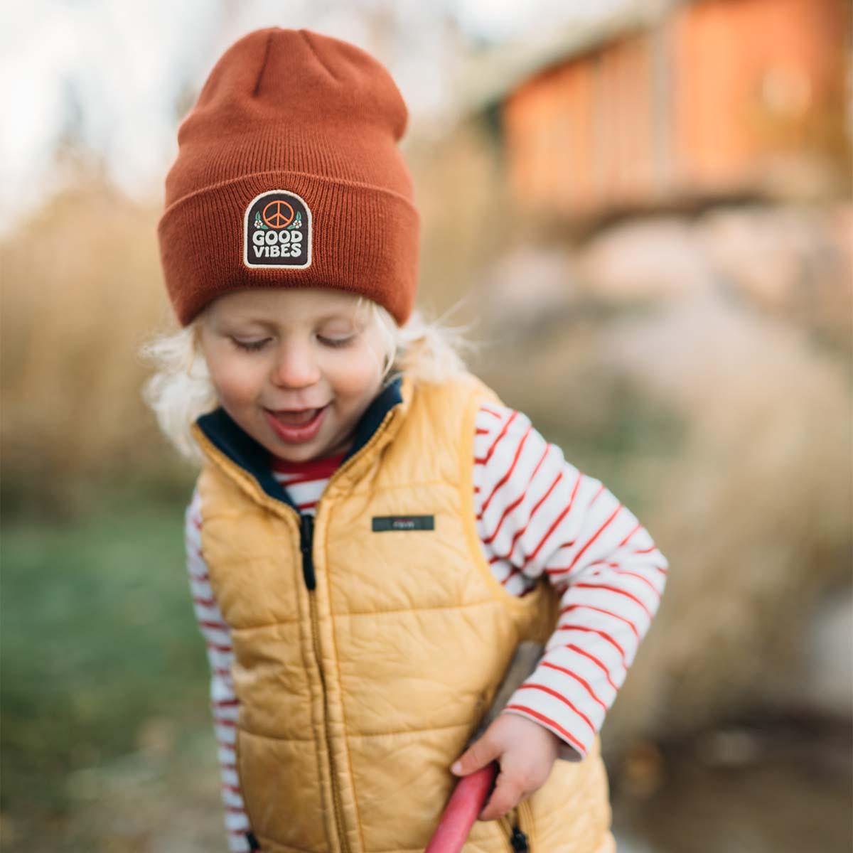 Good Vibes Kids Beanie - Trek Light