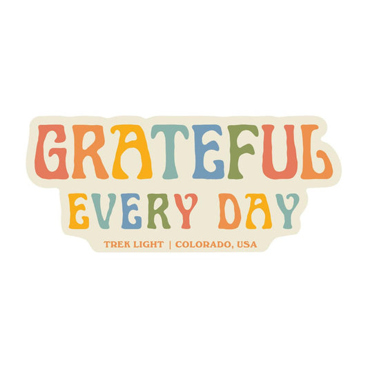 Grateful Every Day Sticker - Default Title - Trek Light