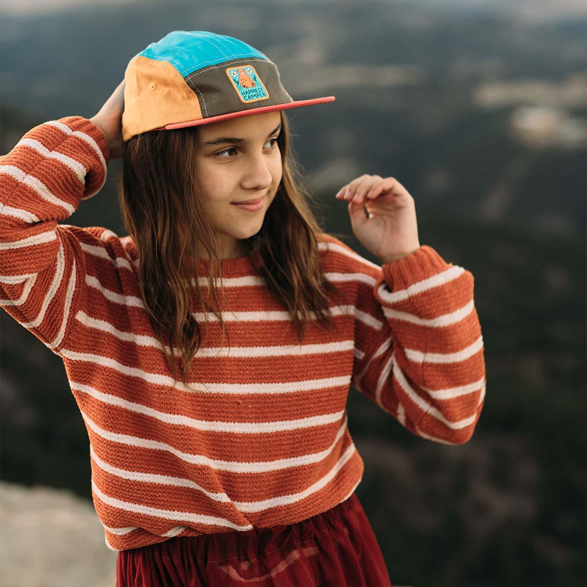 Happiest Camper Bear Kids Hat - Trek Light