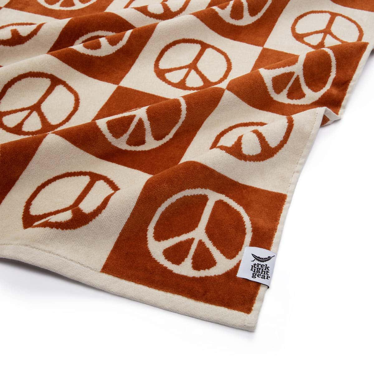 Peace Bath Towel - Trek Light