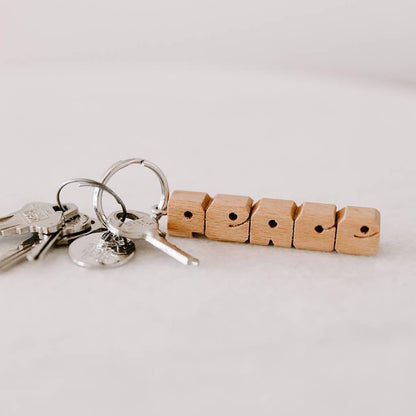 PEACE Wood Keychain - Trek Light