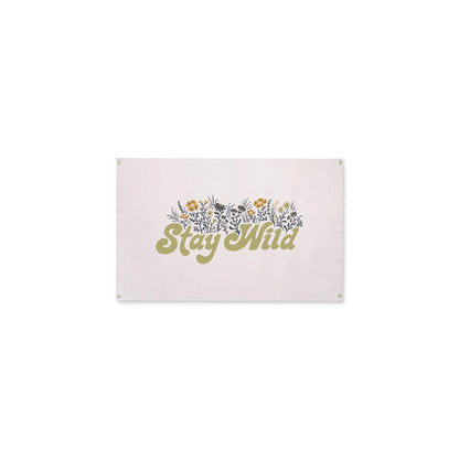 Stay Wild Canvas Flag - Trek Light