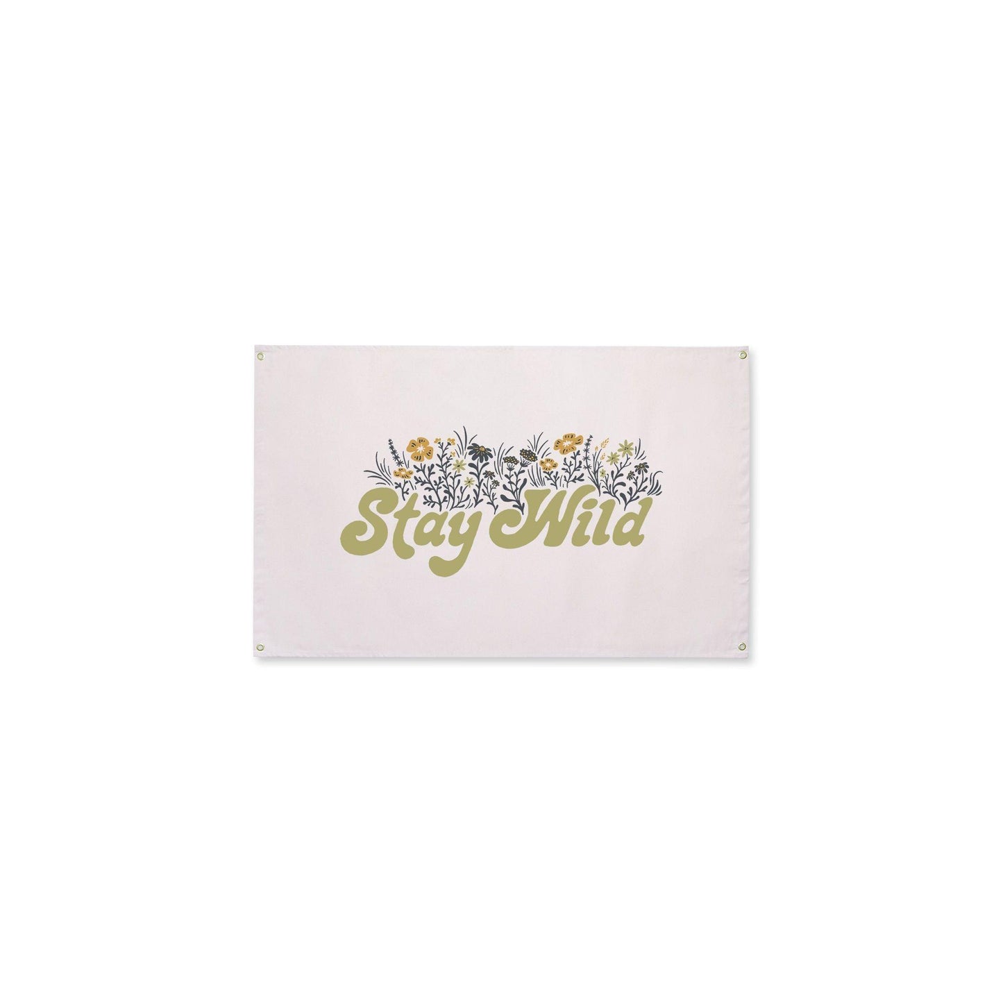 Stay Wild Canvas Flag - Trek Light